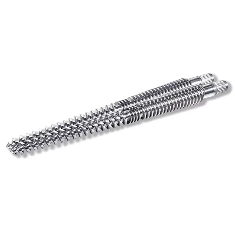 Ineinandergreifende konische Doppelschnecke